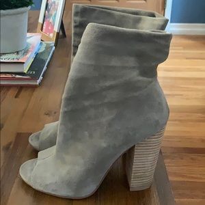 Kristin Cavallari peep toe booties